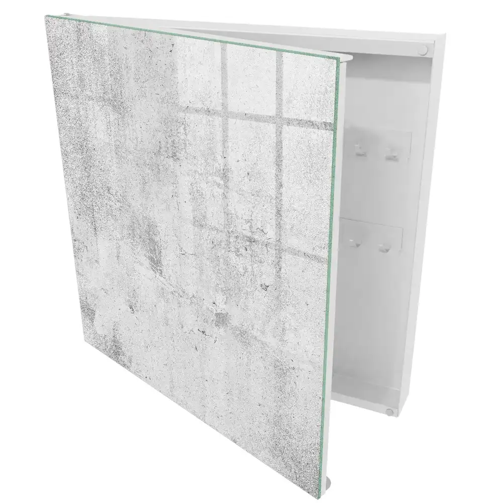 Armoire à clés texture de béton gris idéale pour les intérieurs