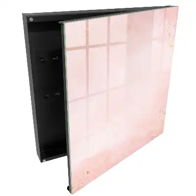 Armoire à clés fond pastel
