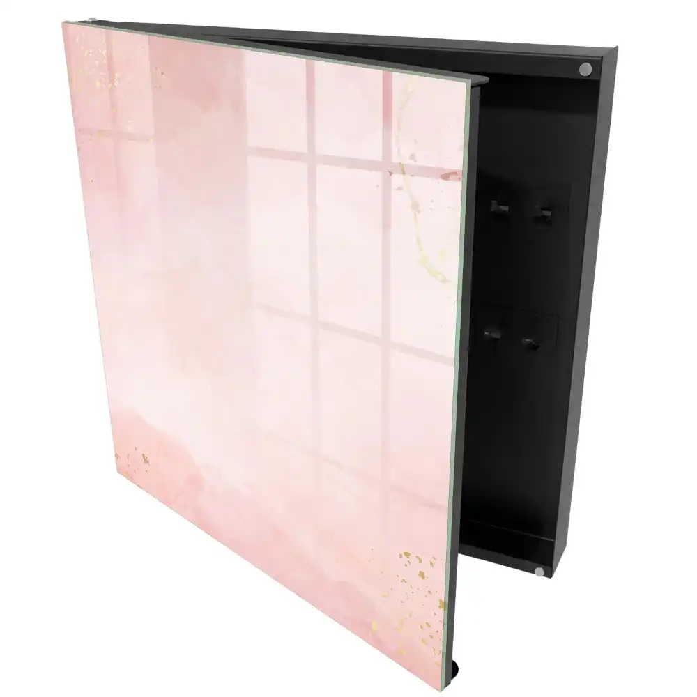 Armoire à clés fond pastel