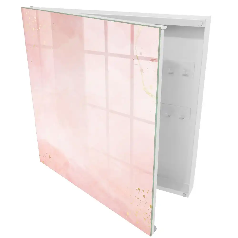 Armoire à clés fond pastel