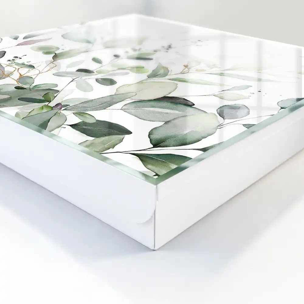 Boîte à clés la légèreté de la nature et les délicates feuilles de l'harmonie