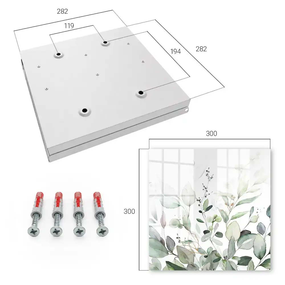 Boîte à clés la légèreté de la nature et les délicates feuilles de l'harmonie
