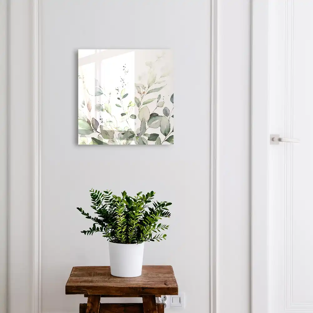 Boîte à clés la légèreté de la nature et les délicates feuilles de l'harmonie