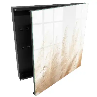 Armoire à clés des herbes subtiles aux tons chauds et naturels