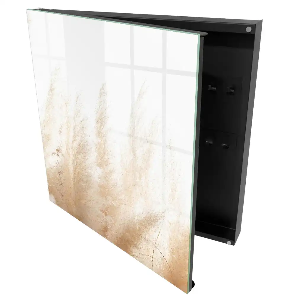 Armoire à clés des herbes subtiles aux tons chauds et naturels