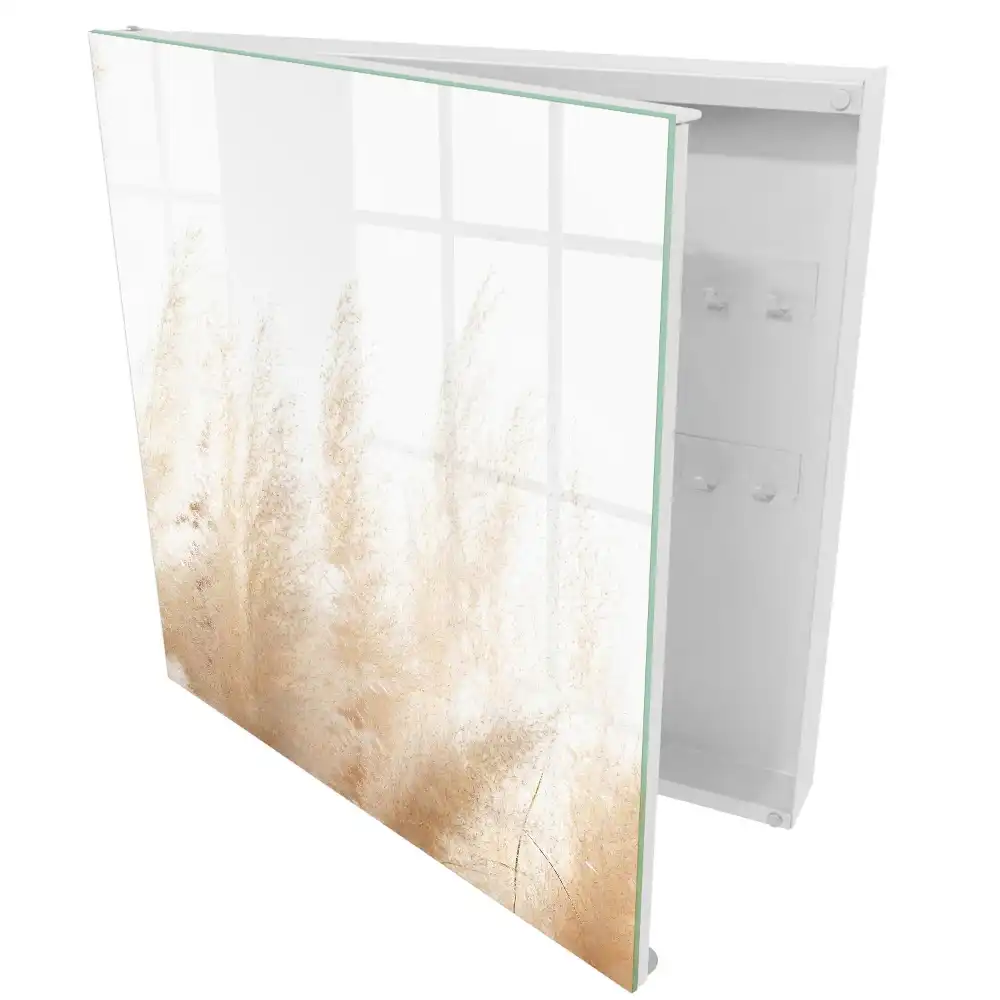 Armoire à clés des herbes subtiles aux tons chauds et naturels