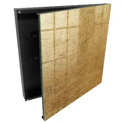 Boîte à clés murale texture chaude avec de légères stries