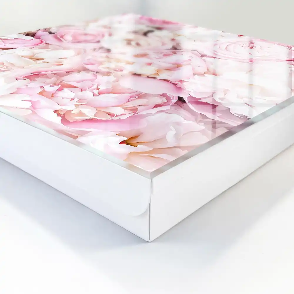 Boîte à clés murale des fleurs pastel pleines d'élégance et d'harmonie