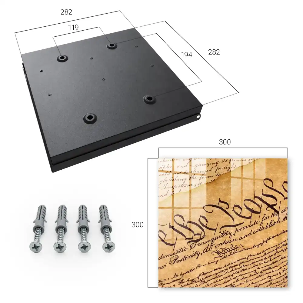Armoire à clés un document décoratif à l'écriture élégante