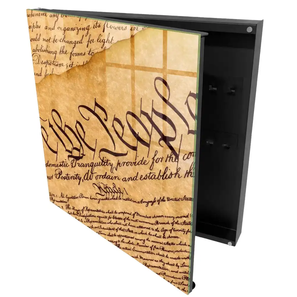 Armoire à clés un document décoratif à l'écriture élégante