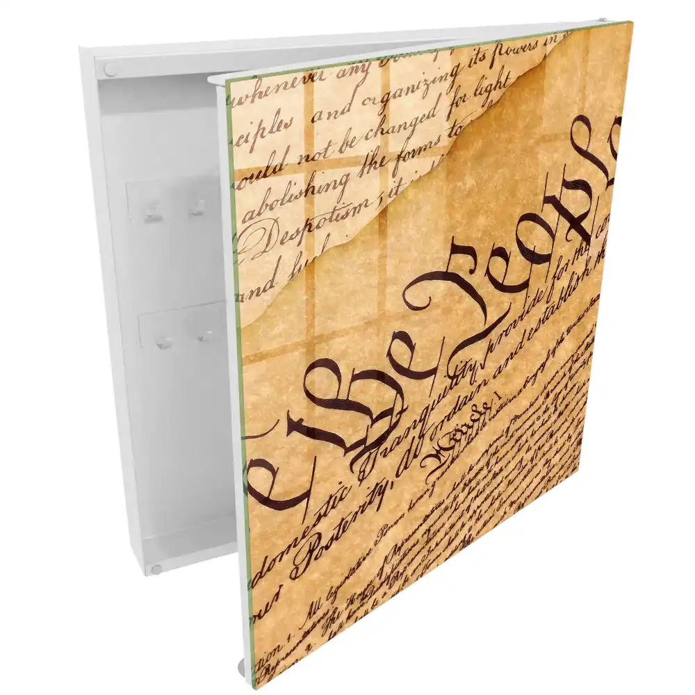 Armoire à clés un document décoratif à l'écriture élégante