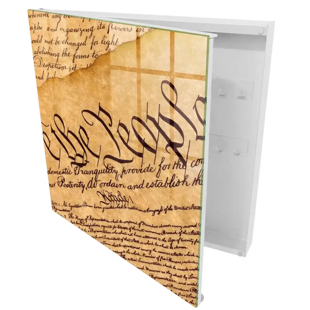 Armoire à clés un document décoratif à l'écriture élégante