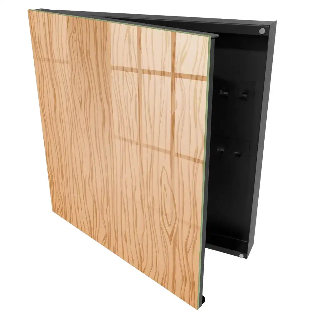 Boîte à clés structure en bois naturel chaleur et élégance
