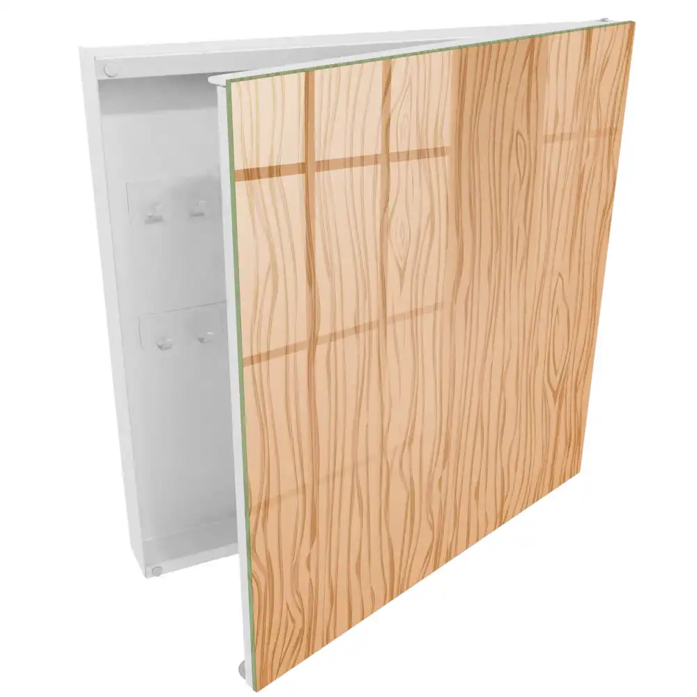 Boîte à clés structure en bois naturel chaleur et élégance