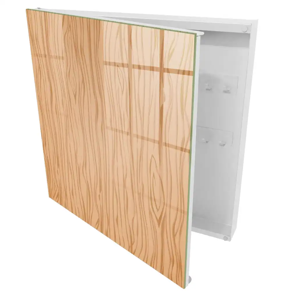 Boîte à clés structure en bois naturel chaleur et élégance