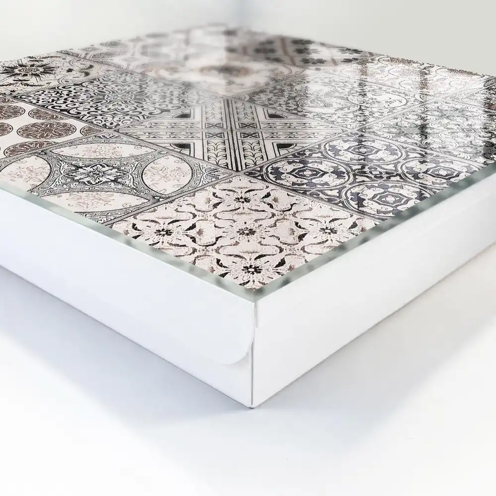 Boîte à clés murale carreaux décoratifs aux motifs uniques