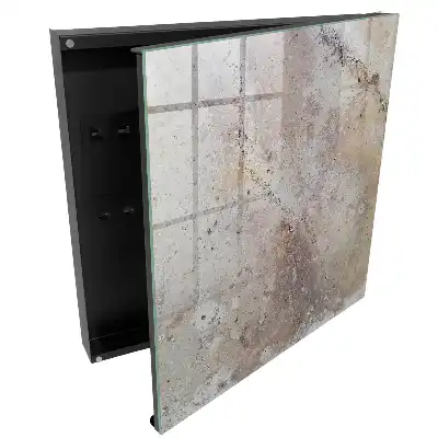 Armoire à clés motifs naturels de la terre et des roches sans points