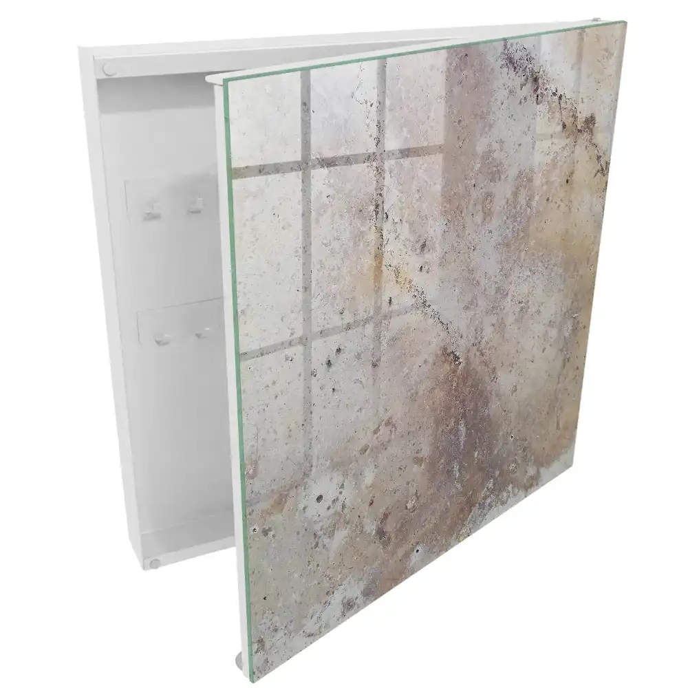 Armoire à clés motifs naturels de la terre et des roches sans points
