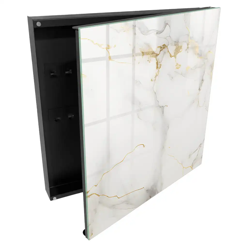Armoire à clés une élégante composition en marbre sans décorations superflues