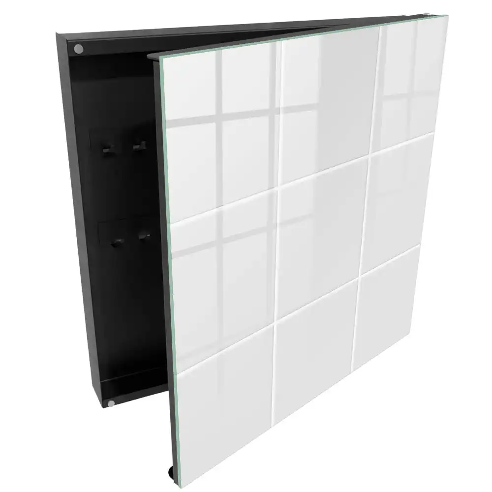 Armoire à clés motif de carreaux régulier sans détails superflus