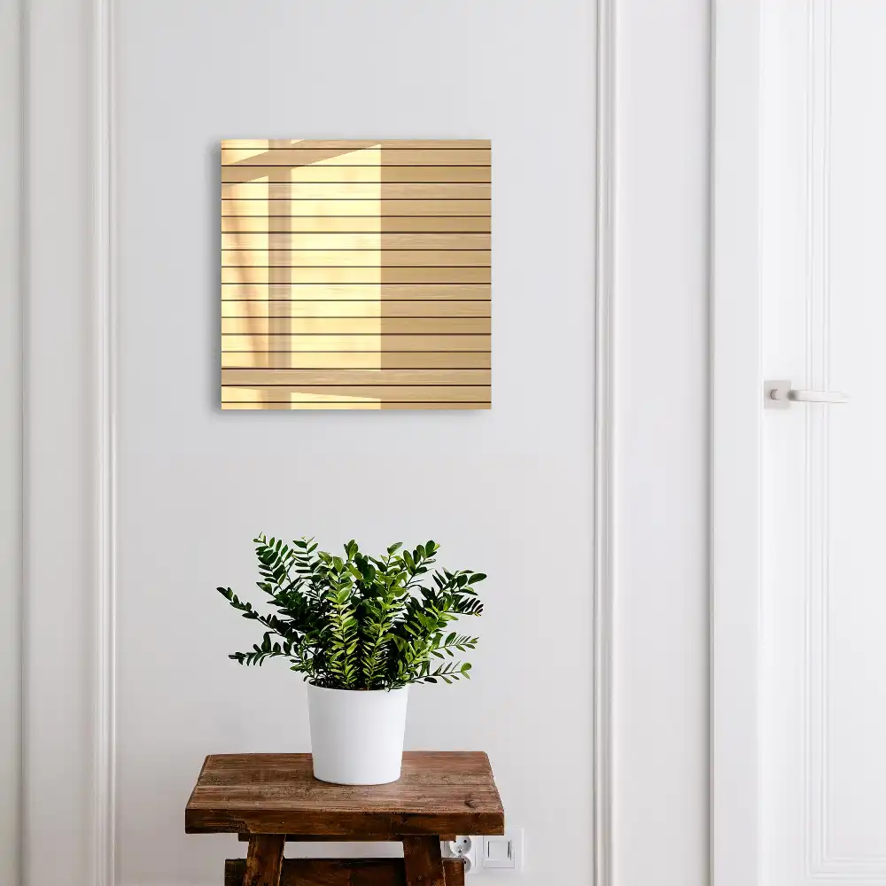 Armoire à clés planches de bois de couleur beige