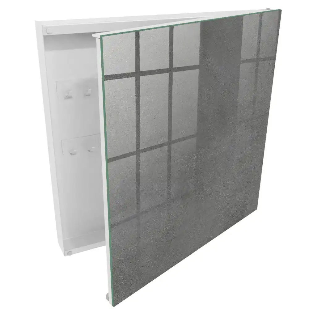 Armoire à clés un gris élégant aux subtiles transitions de tons.