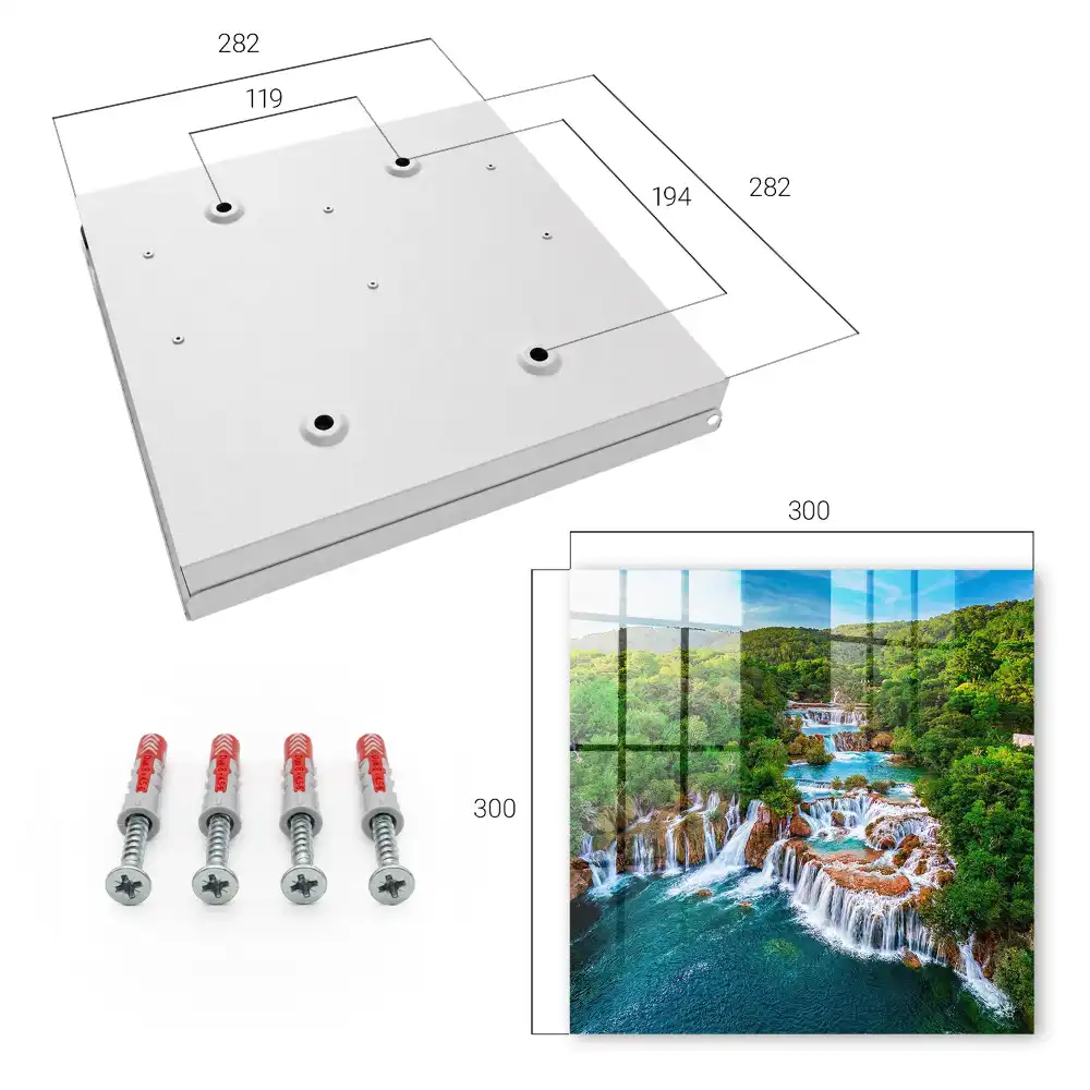 Boîte à clés de superbes cascades et une végétation luxuriante