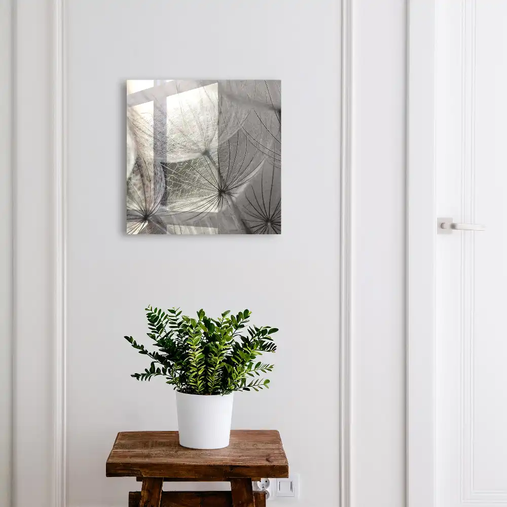 Armoire à clés détails subtils des graines de pissenlit