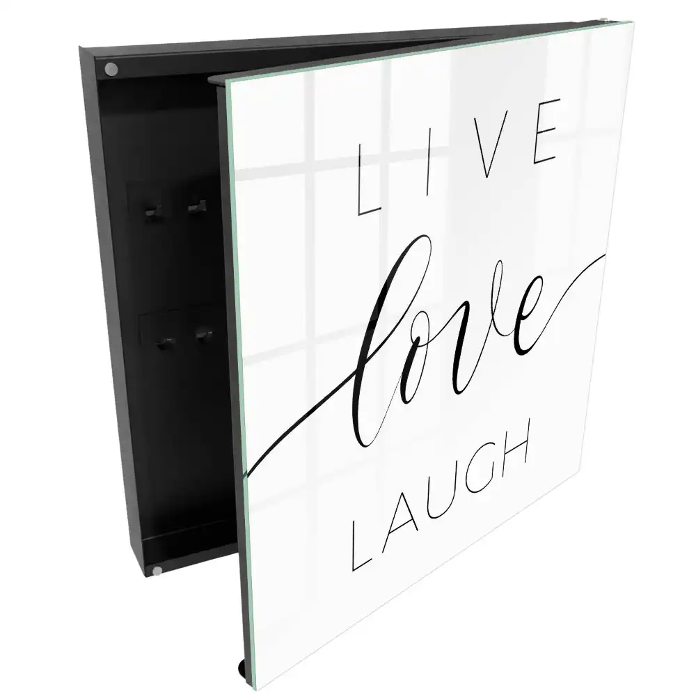 Armoire à clés des mots de motivation dans un style minimaliste