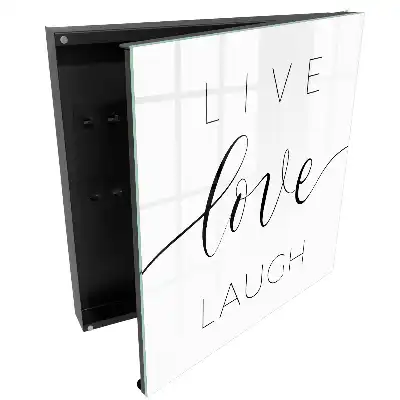 Armoire à clés des mots de motivation dans un style minimaliste