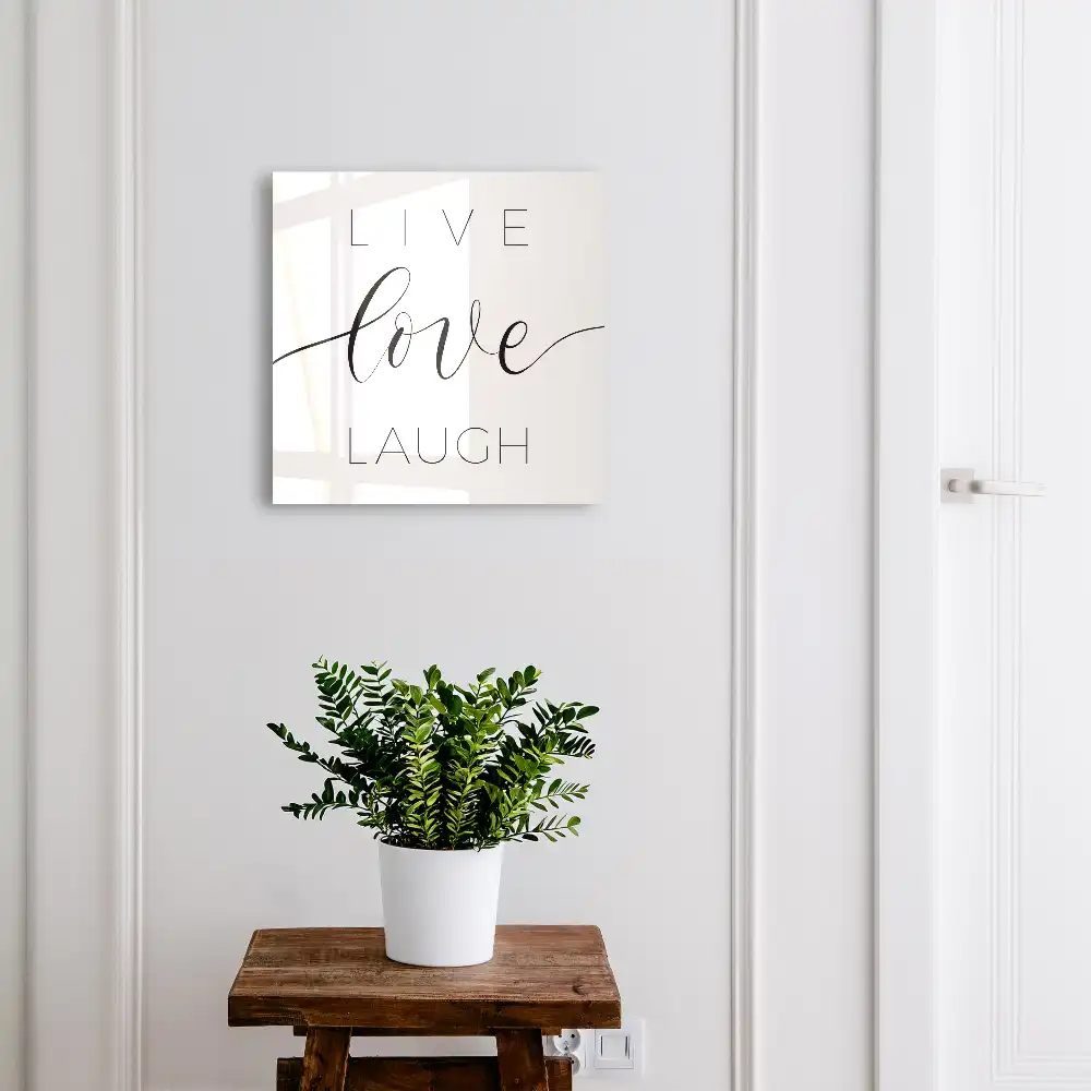 Armoire à clés des mots de motivation dans un style minimaliste