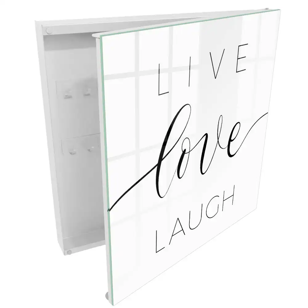 Armoire à clés des mots de motivation dans un style minimaliste