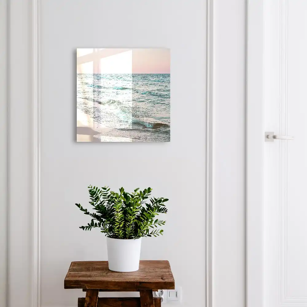 Armoire à clés vagues apaisantes au coucher du soleil