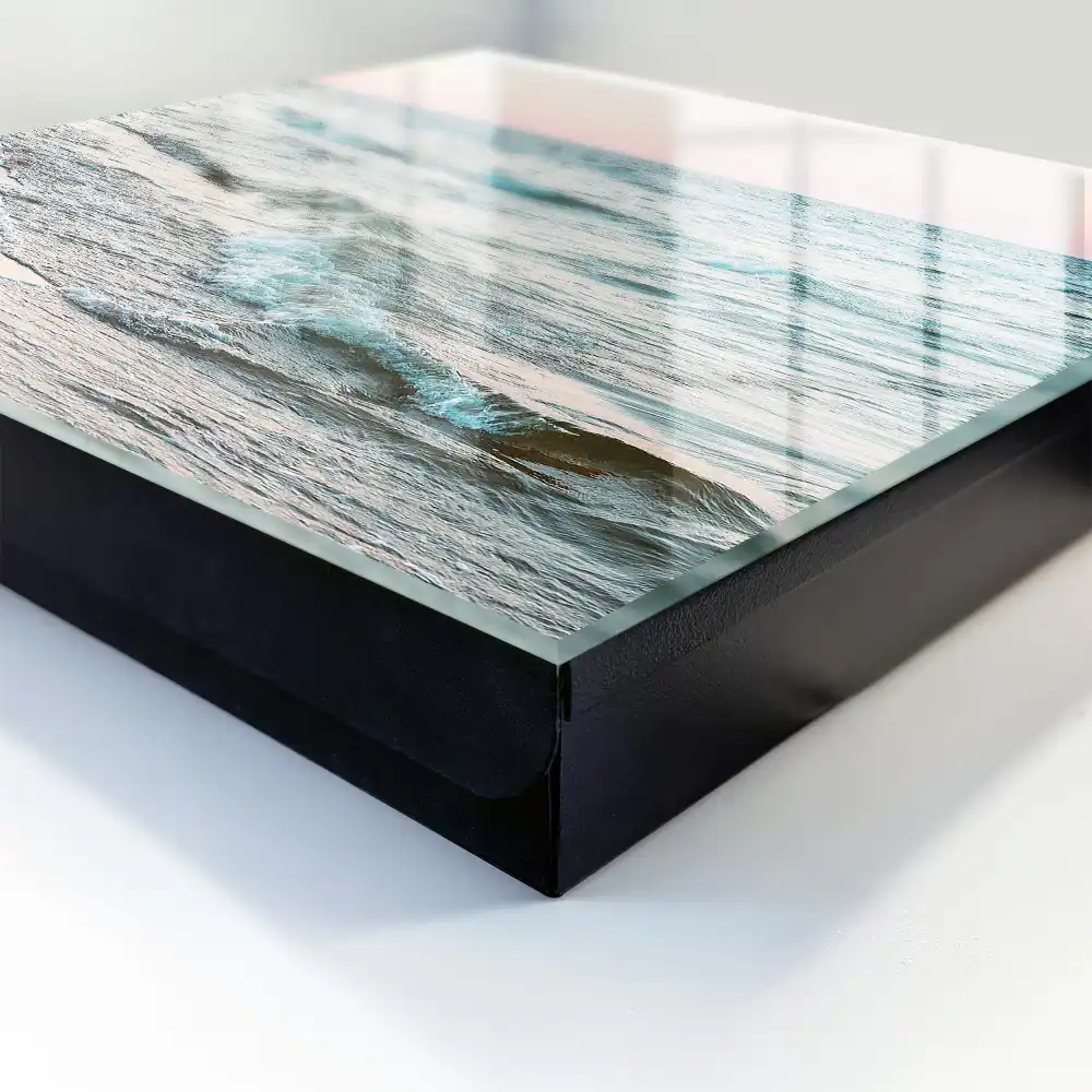 Armoire à clés vagues apaisantes au coucher du soleil