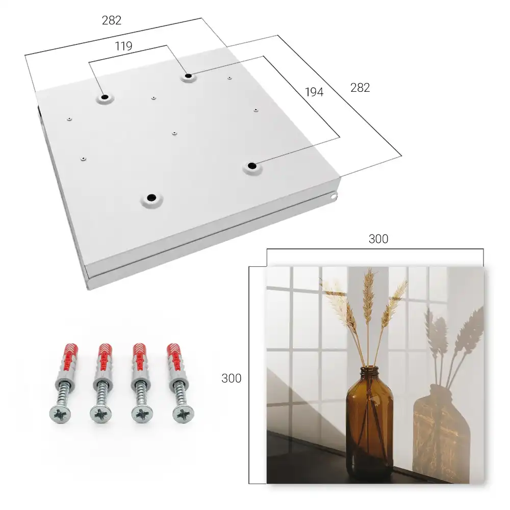 Boîte à clés murale bouteille en verre avec des épis de maïs dans un style minimaliste
