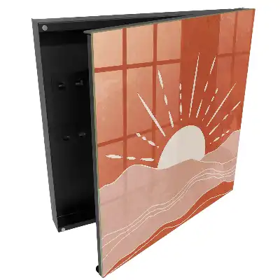 Armoire à clés énergie et harmonie dans des graphismes minimalistes