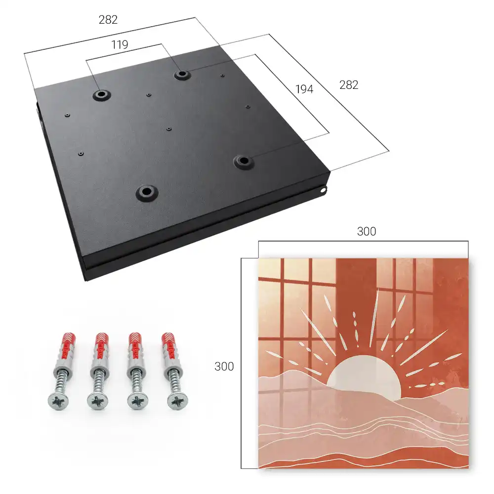 Armoire à clés énergie et harmonie dans des graphismes minimalistes