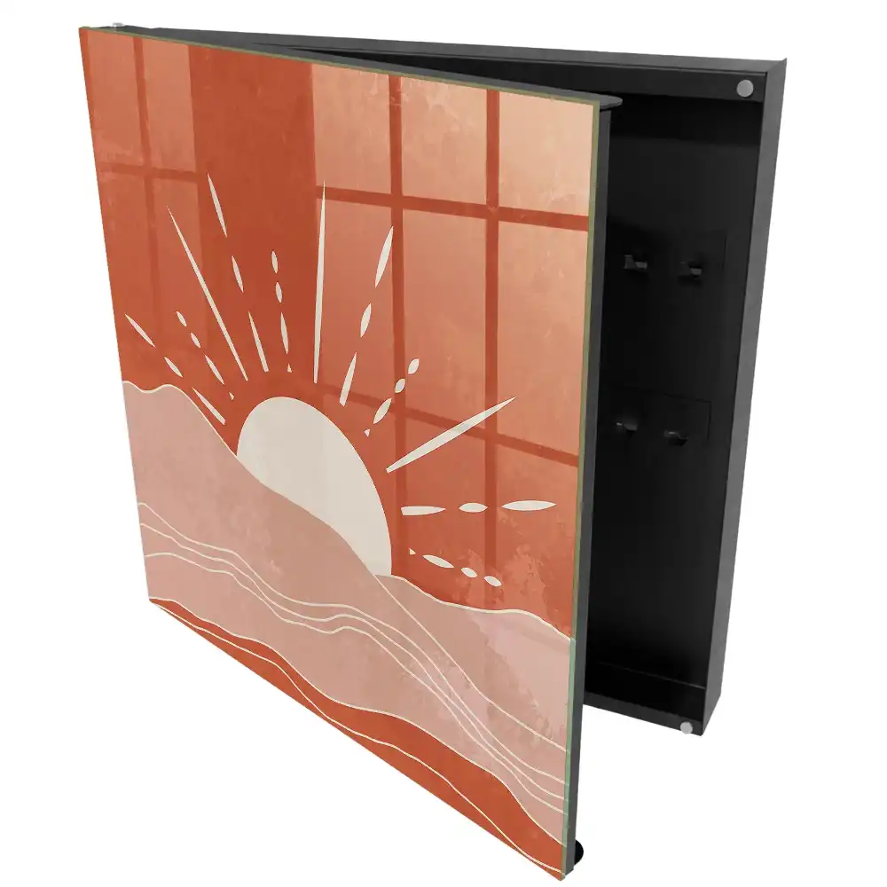 Armoire à clés énergie et harmonie dans des graphismes minimalistes