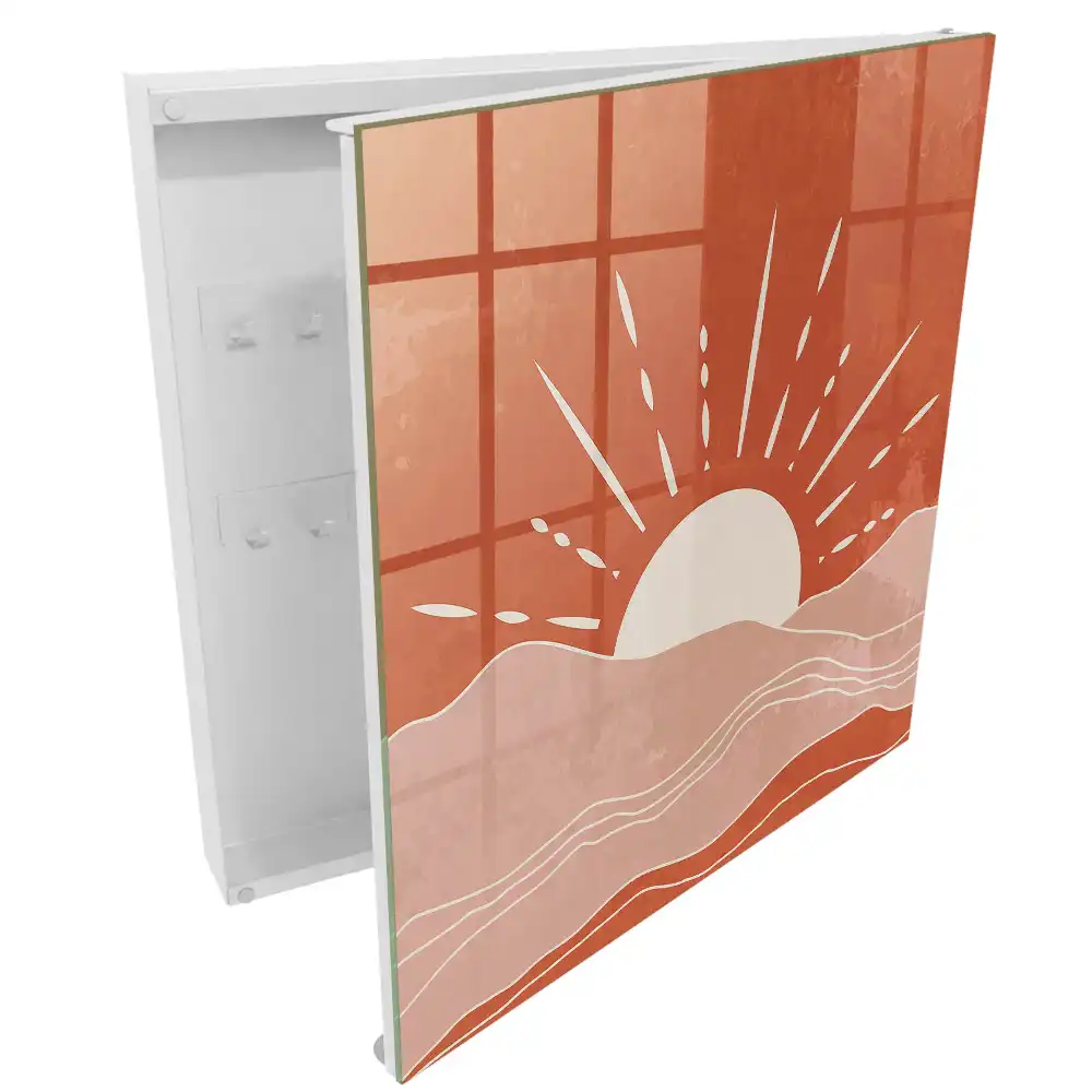 Armoire à clés énergie et harmonie dans des graphismes minimalistes