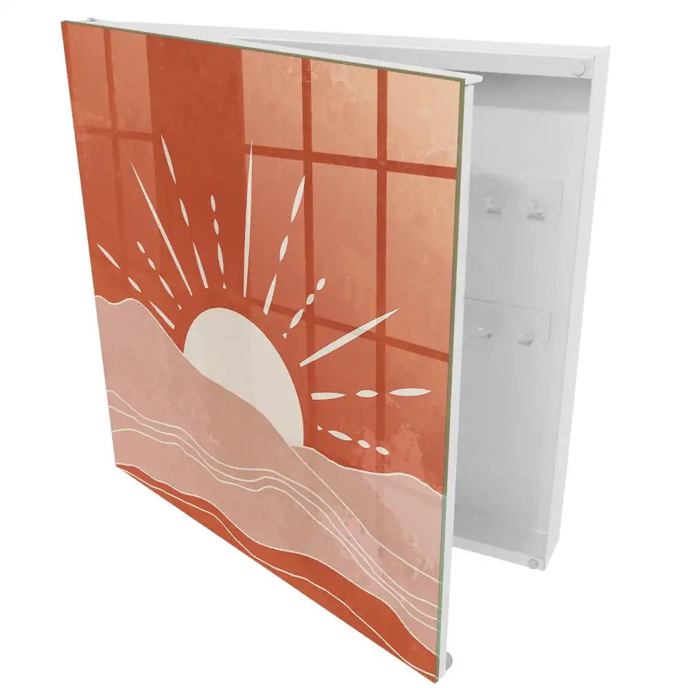 Armoire à clés énergie et harmonie dans des graphismes minimalistes