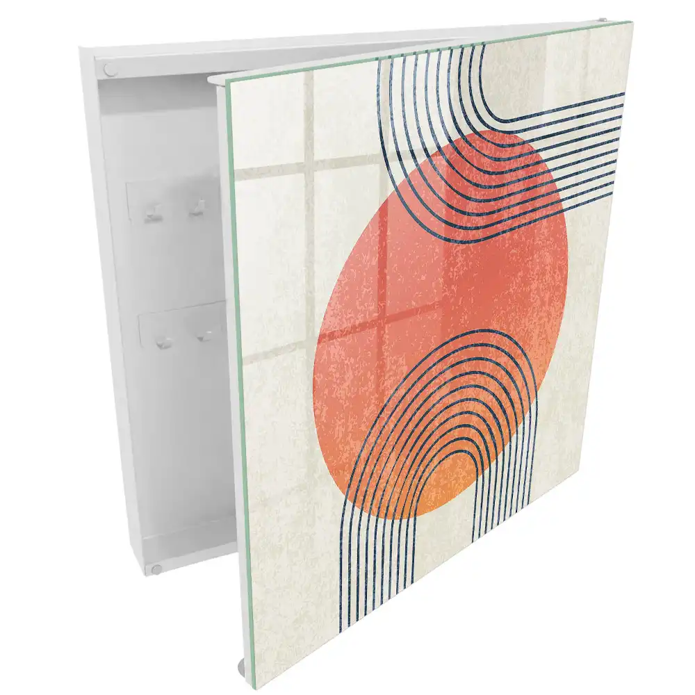 Boîte à clés murale un motif géométrique époustouflant avec un style unique