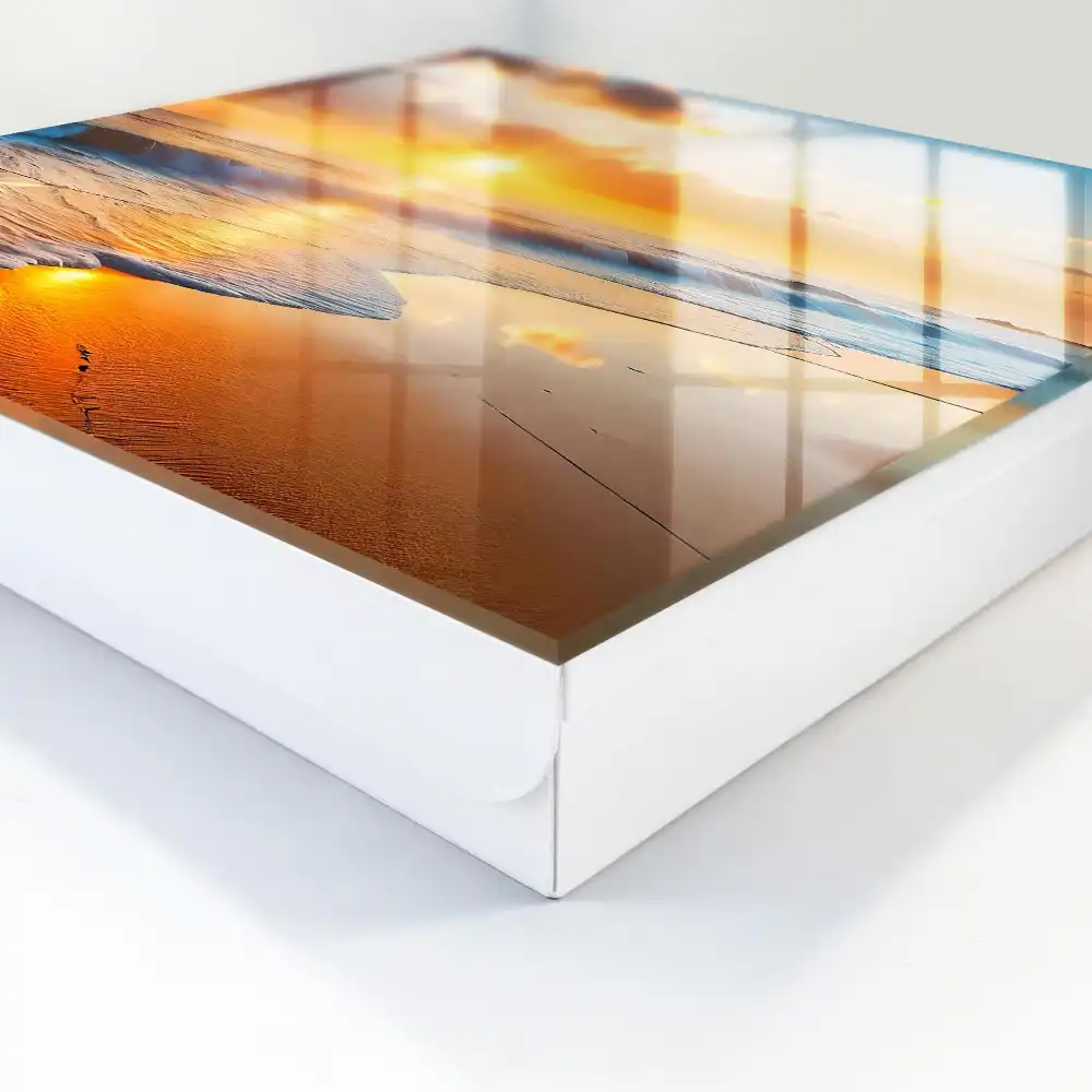 Armoire à clés coucher de soleil sur l'océan