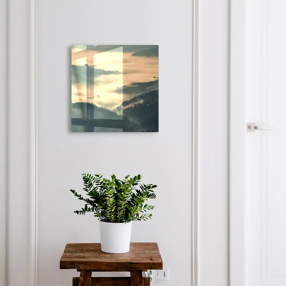 Armoire à clés collines brumeuses enveloppées de mystère