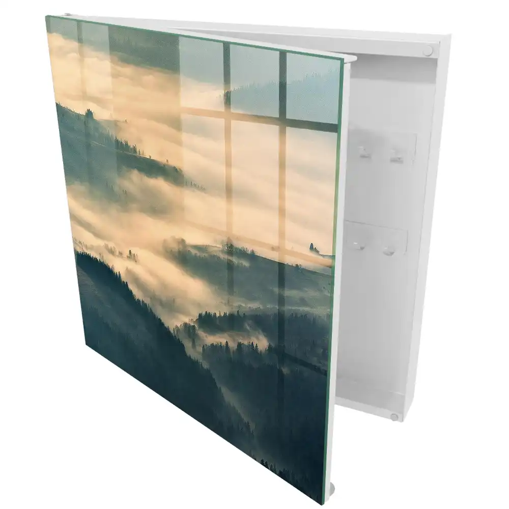 Armoire à clés collines brumeuses enveloppées de mystère