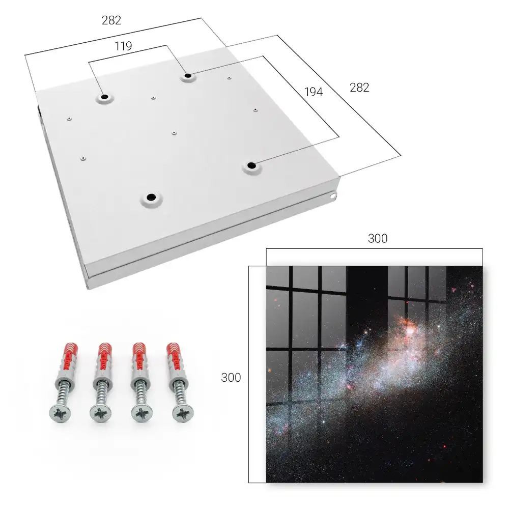 Armoire à clés des étoiles colorées dans l'obscurité de l'espace