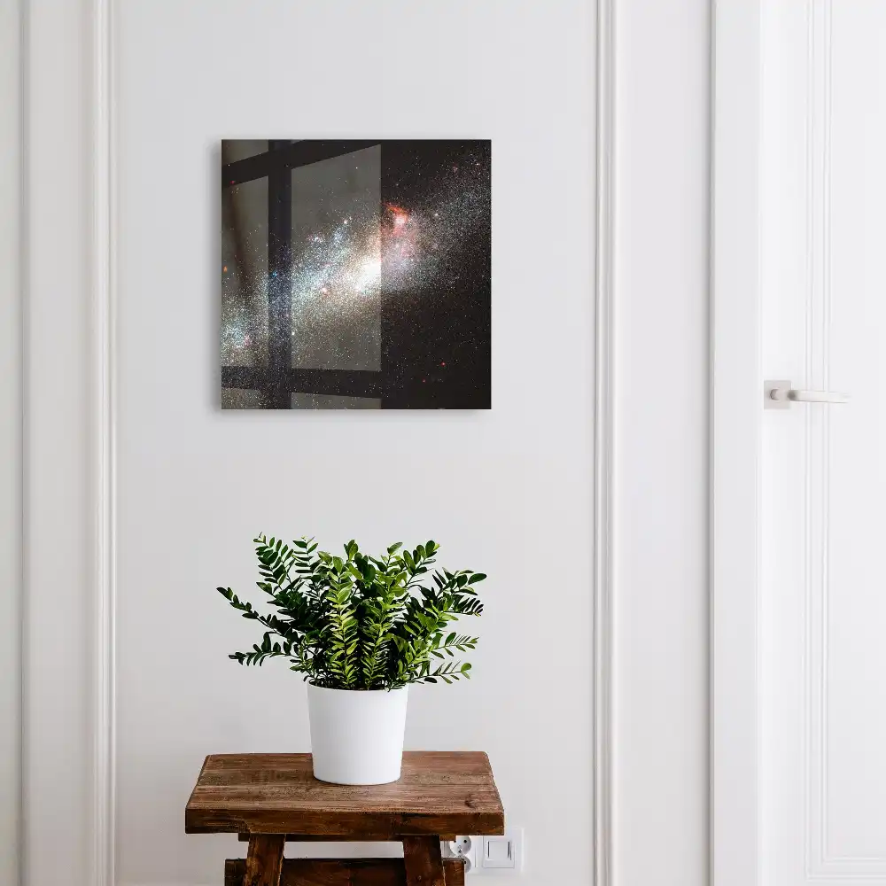 Armoire à clés des étoiles colorées dans l'obscurité de l'espace