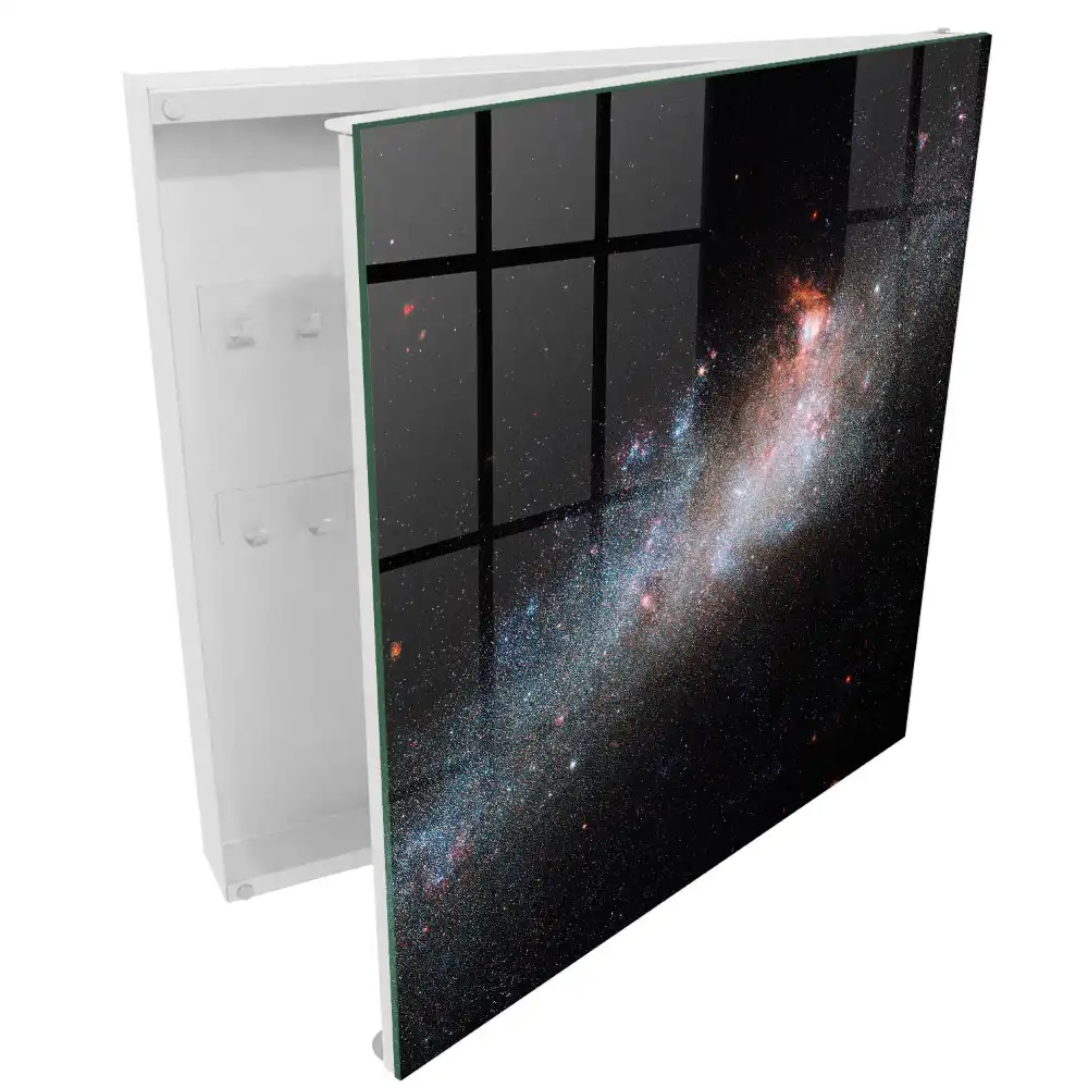 Armoire à clés des étoiles colorées dans l'obscurité de l'espace