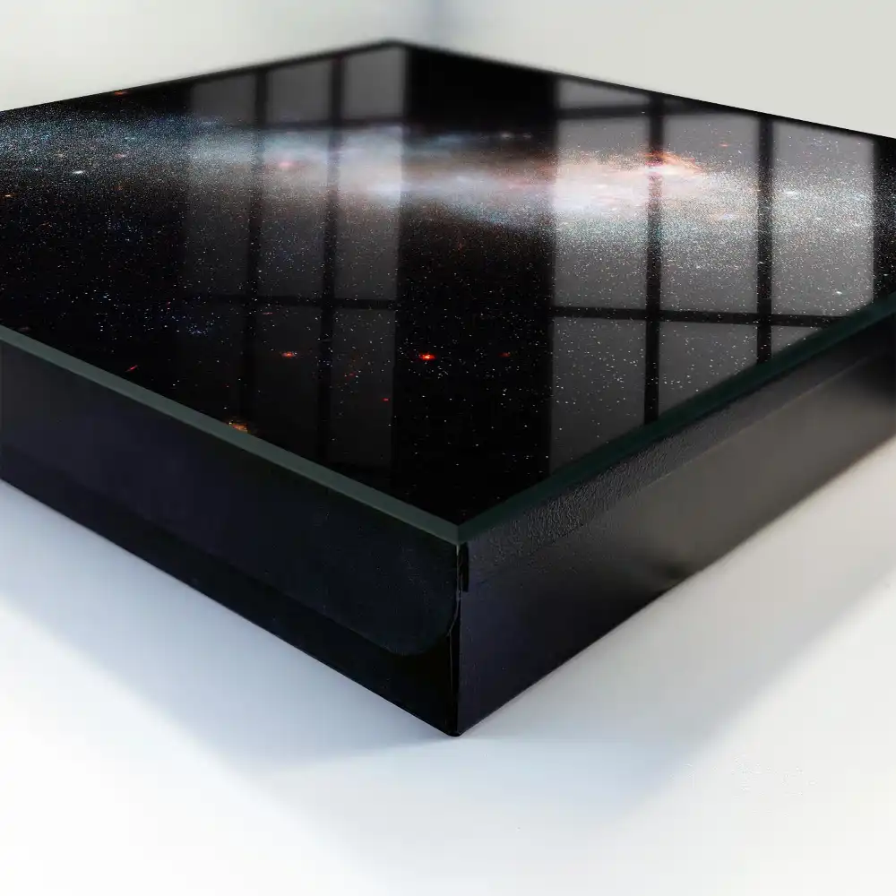 Armoire à clés des étoiles colorées dans l'obscurité de l'espace