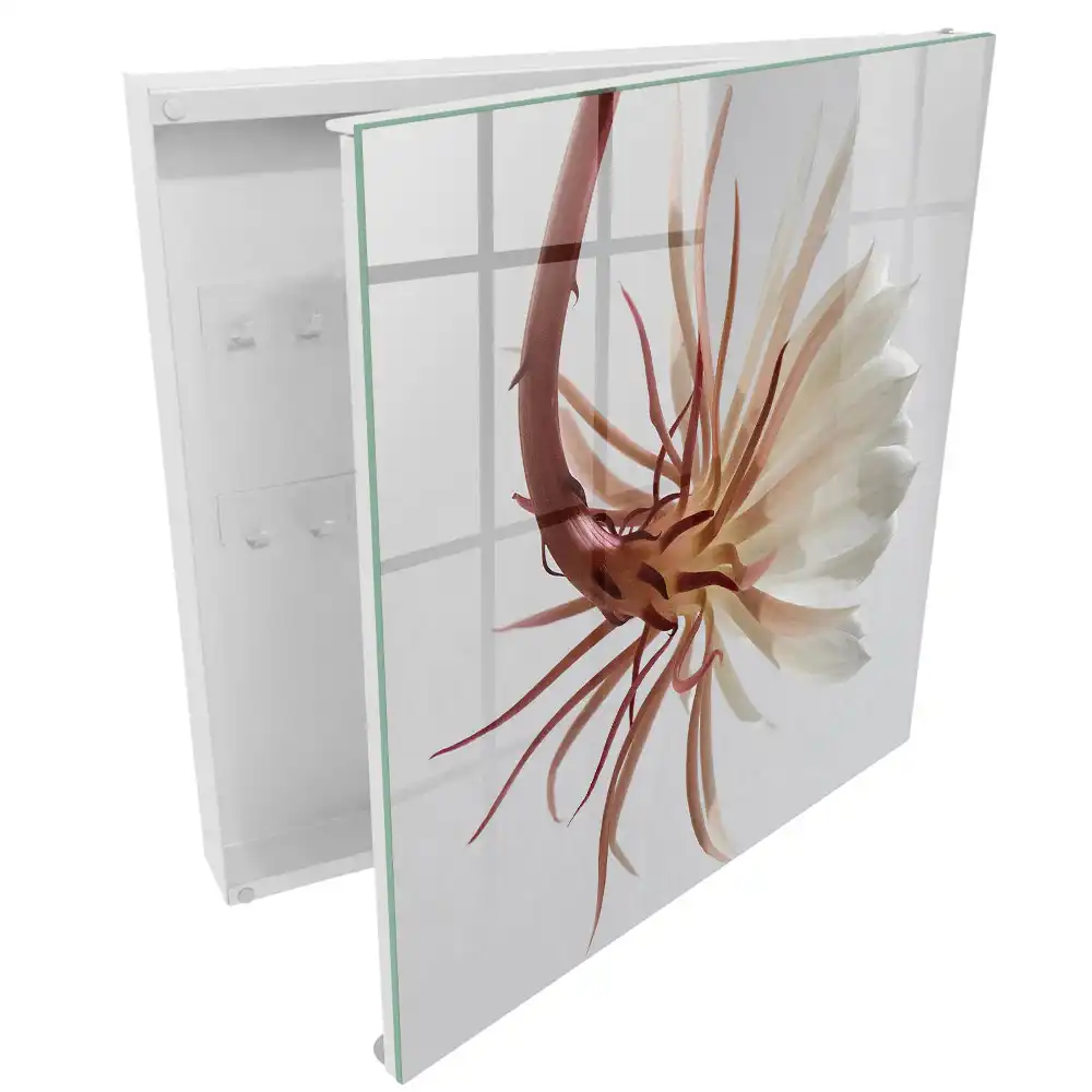 Armoire à clés une fleur délicate aux nuances subtiles