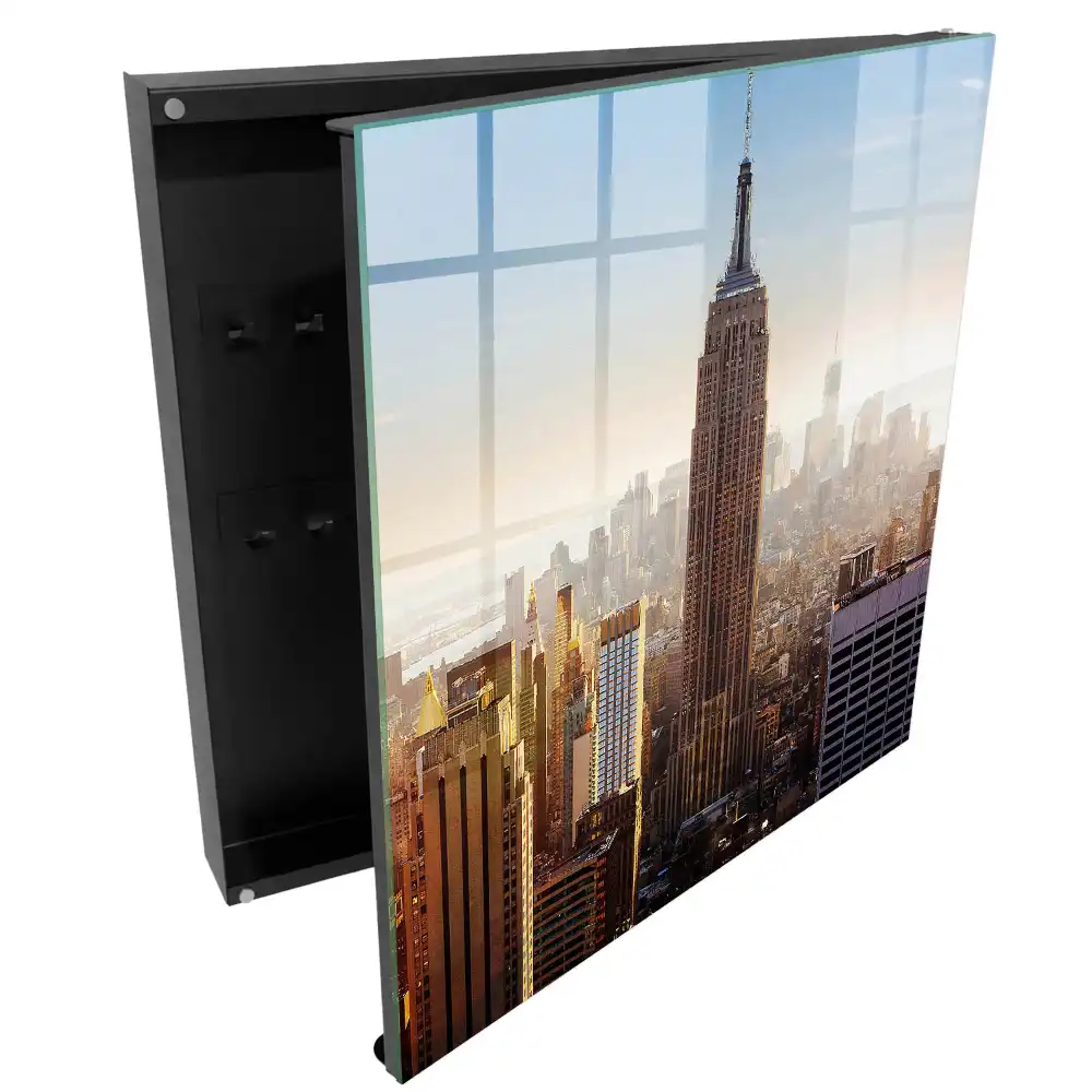 Armoire à clés une vue magnifique sur le paysage urbain